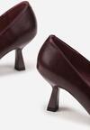 Pantofi cu toc Bordo