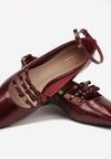 Pantofi cu toc Bordo