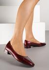 Pantofi cu toc Bordo