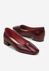 Pantofi cu toc Bordo