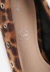 Pantofi cu toc Imprimeu leopard