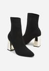 Botine Negru cu argintiu