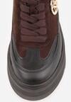 Sneakers Negru cu maro