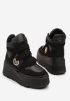 Czarne Botki Vices w Stylu Sneakersów na Platformie Afirriva