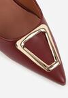 Pantofi stiletto Bordo