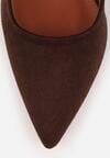 Pantofi cu toc Maro