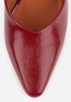 Pantofi cu toc Bordo