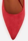 Czerwone Szpilki Vices ze Skórzaną Wkładką Afurriva