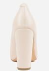 Pantofi cu toc Bej deschis