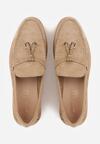 Mocasini Bej închis