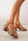 Sandale Bej închis