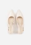 Pantofi stiletto Bej