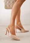 Pantofi stiletto Bej închis