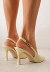 Pantofi stiletto Galbeni