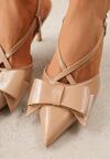 Pantofi stiletto Bej închis