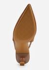 Pantofi cu toc Maro