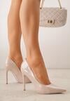 Pantofi stiletto Bej