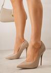 Pantofi stiletto Bej închis