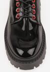Pantofi casual Negru cu roșu
