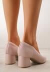 Pantofi cu toc Roz