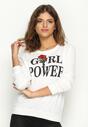 Biała Bluza Girl Power