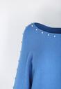 Niebieski Sweterek Neck  of Pearl