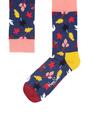 Granatowe Skarpetki Fall Happy Socks