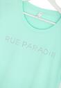 Miętowy T-shirt Paradise