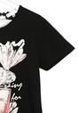 Czarny T-shirt Broider Bloom
