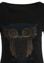 Czarna Tunika Typical Owls
