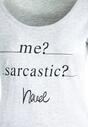Szary T-shirt Sarcasm