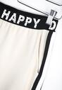 Beżowe Spodnie Dresowe Happy Days