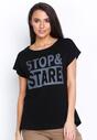 Czarny T-shirt Stop&Stare