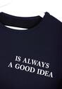 Granatowy T-shirt Good Idea