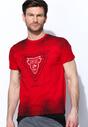 Czerwona Koszulka Geometric Cougar