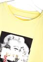 Żółty T-shirt Used Famous