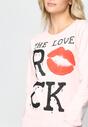 Różowa Bluza Kiss Back