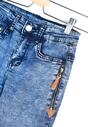 Niebieskie Jeansy Interesting Pocket