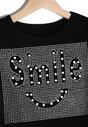 Czarna Koszulka Keep Smile