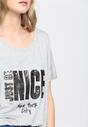 Szary T-shirt Just Be Nice