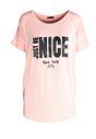 Różowy T-shirt Just Be Nice