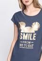 Niebieski T-shirt Always Smile