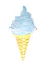 Niebieski Materac Ice Cream Cone