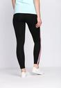 Czarno-Czerwone Legginsy Feel Alive