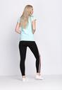 Czarno-Czerwone Legginsy Feel Alive