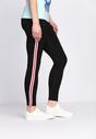 Czarno-Czerwone Legginsy Feel Alive