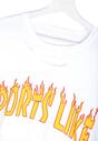 Biały T-shirt In The Fire