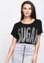 Czarny T-shirt Sugar Cane