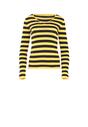 Czarno-Żółty Sweter Crazy Stripes
