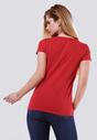 Czerwony T-shirt Below Zero